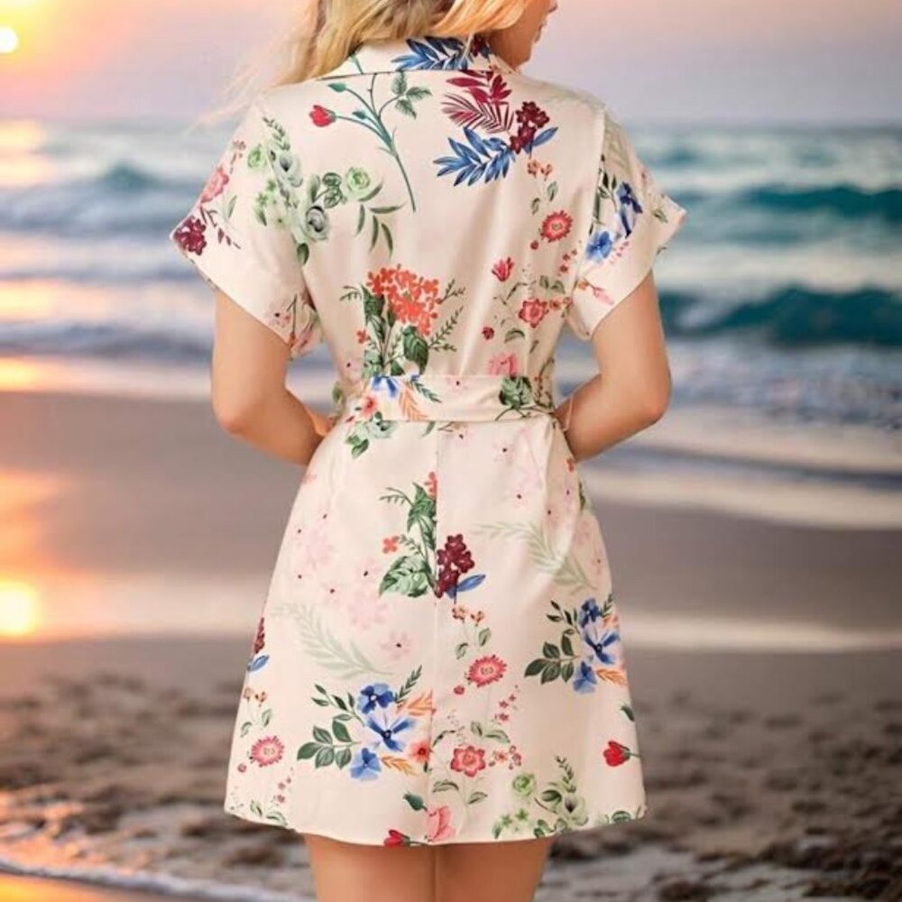 NWOT ASOS Floral Dress - Picture 3 of 3